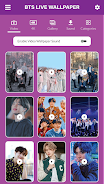 BTS Live Wallpaper Video Tangkapan skrin 1