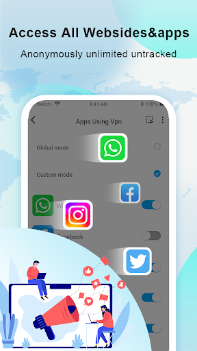 FlashNet VPN ဖန်သားပြင်ဓာတ်ပုံ 2