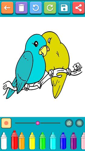 Birds Coloring Games應用截圖第4張