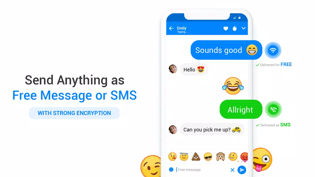 Messages Lite - Text Messages স্ক্রিনশট 1