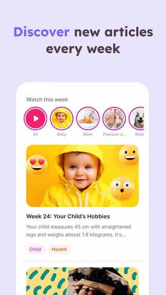 Momly: Pregnancy App & Tracker應用截圖第4張