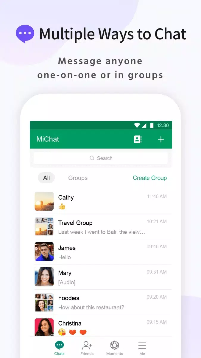 MiChat Lite-Chat, Make Friends Screenshot 1