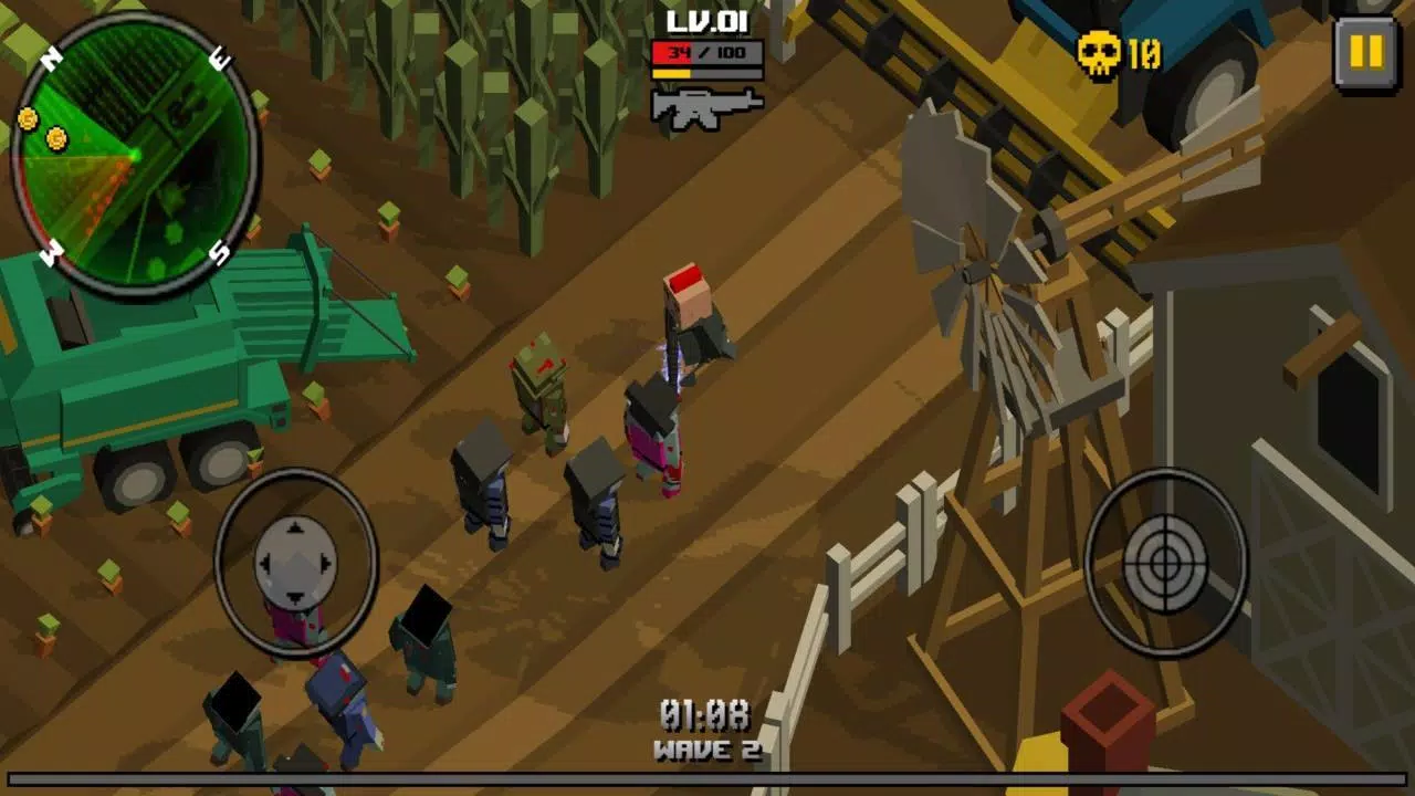 Pixel Zombie Frontier स्क्रीनशॉट 1