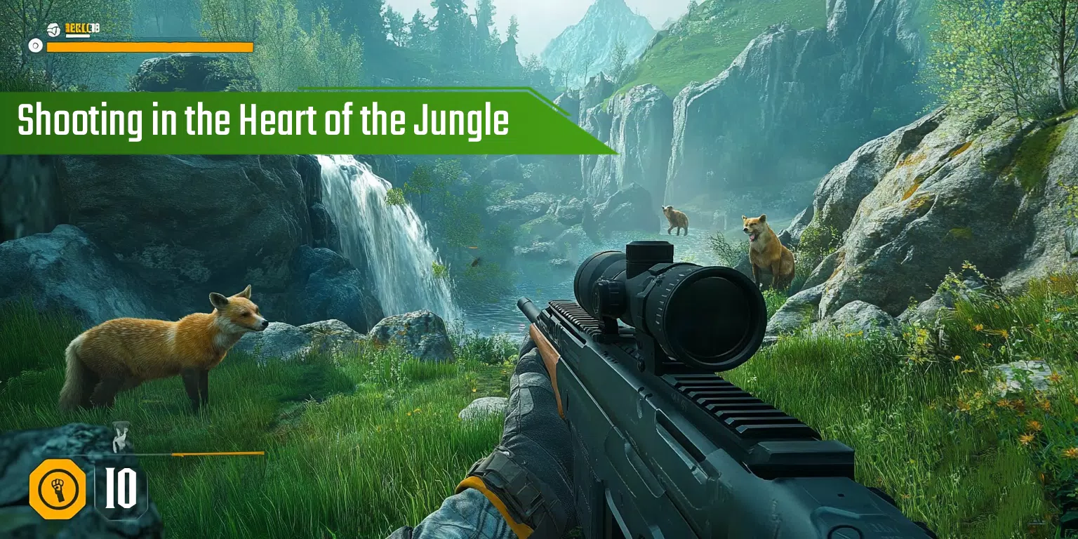 Sniper hunting jungle animals Captura de pantalla 2