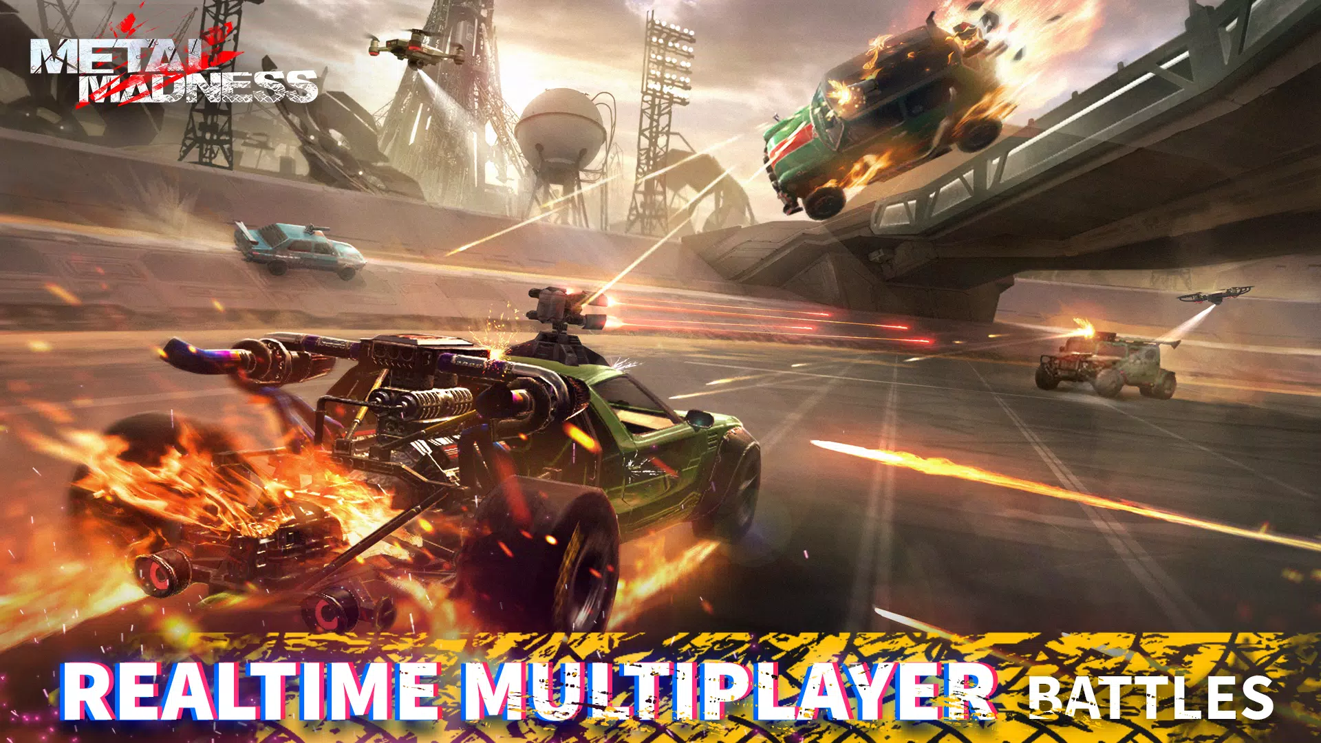 METAL MADNESS PvP: Car Shooter Schermafbeelding 3