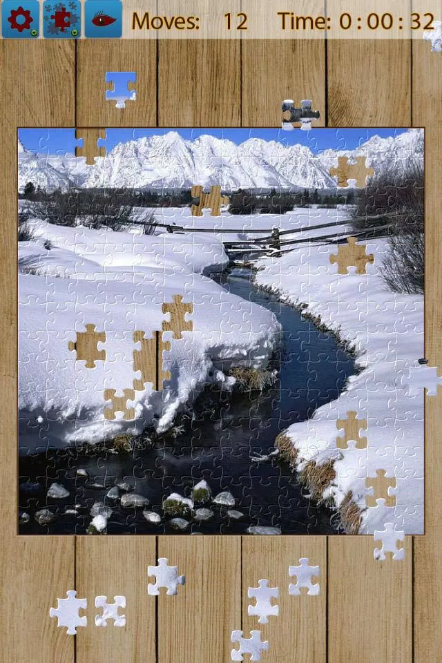 Snow Landscape Jigsaw Puzzles Tangkapan skrin 2