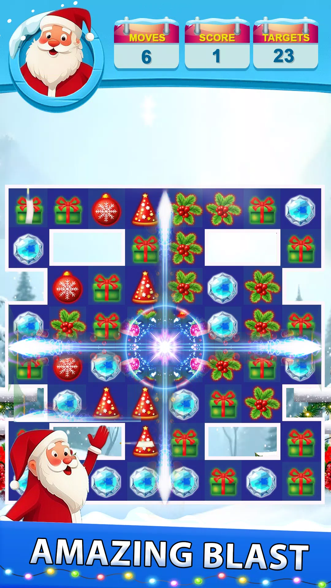 Santa Match Adventure スクリーンショット 1