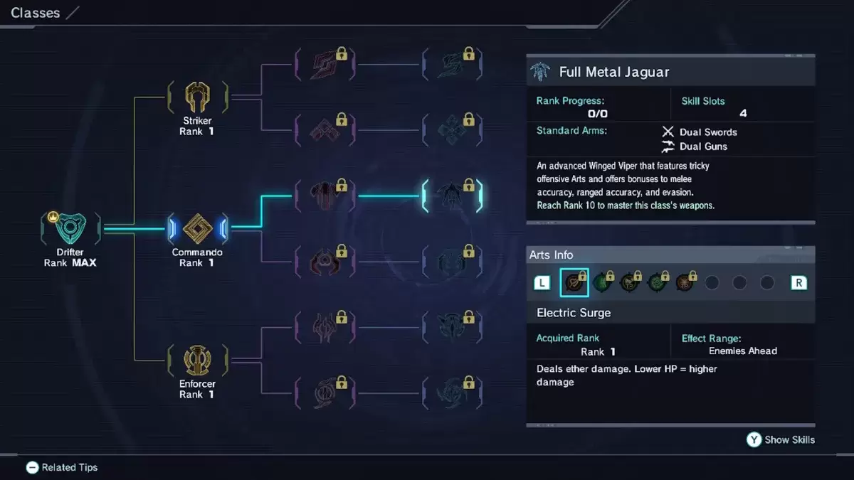 Full Metal Jaguar class in Xenoblade Chronicles X