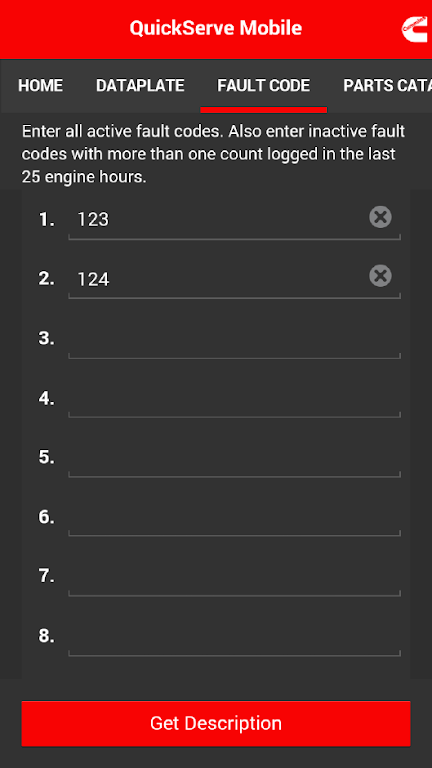Cummins QuickServe Mobile Screenshot 4