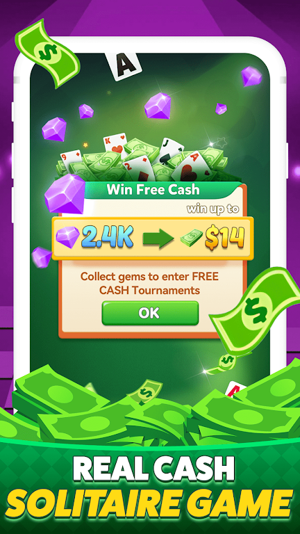 Solitaire Clash-Win Cash Tangkapan skrin 4