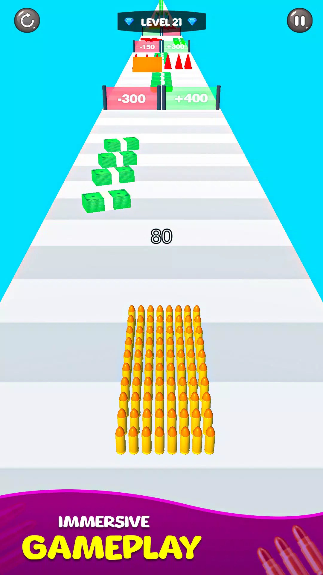 Merge Bullet Army Game Run 3D ภาพหน้าจอ 4