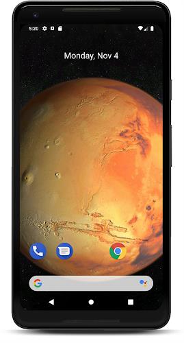 Schermata Mars 3D Live Wallpaper 2