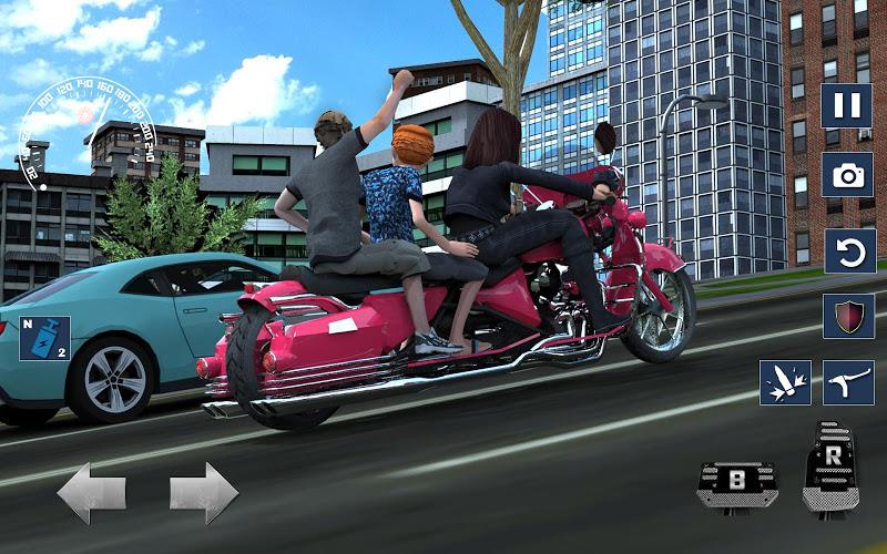 Bus Bike Taxi Bike Games ဖန်သားပြင်ဓာတ်ပုံ 3