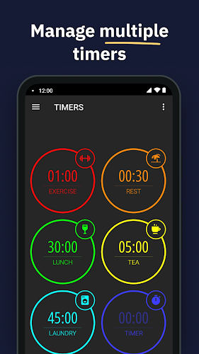 MultiTimer: Multiple timers Ảnh chụp màn hình 1