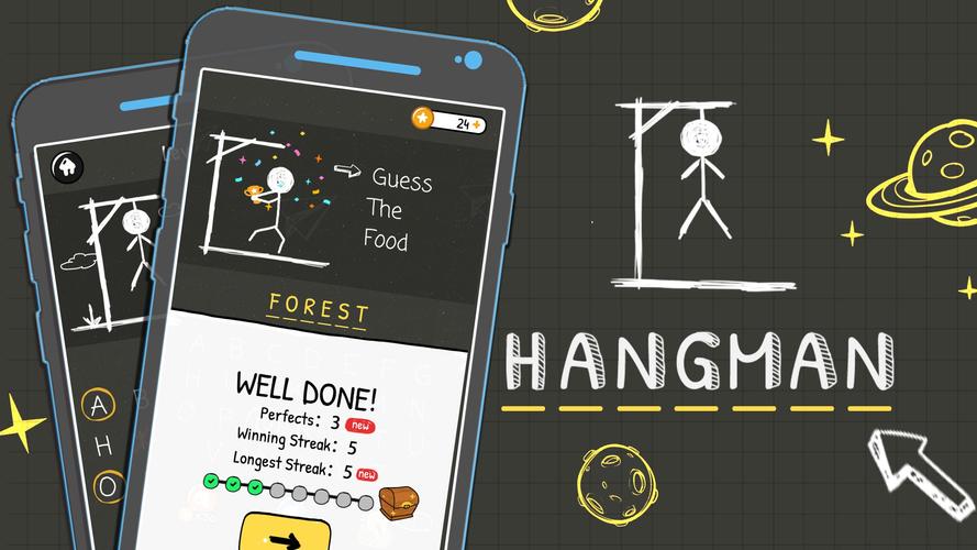 Hangman Words スクリーンショット 1