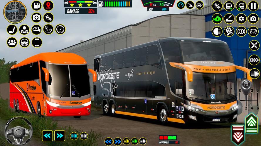 Bus Games 2023 Coach Bus Game Скриншот 3