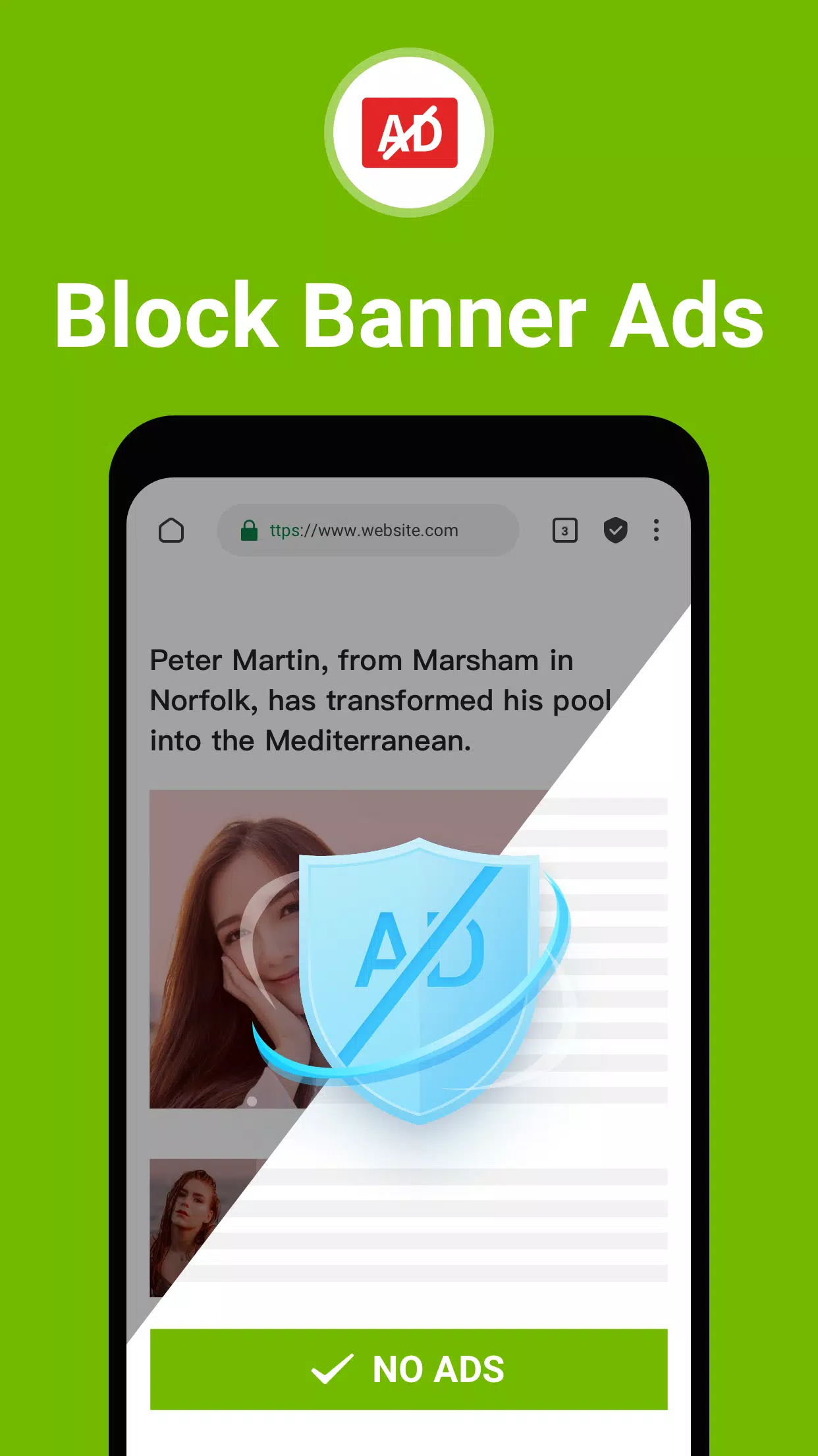 FAB Adblocker Browser: Adblock スクリーンショット 3