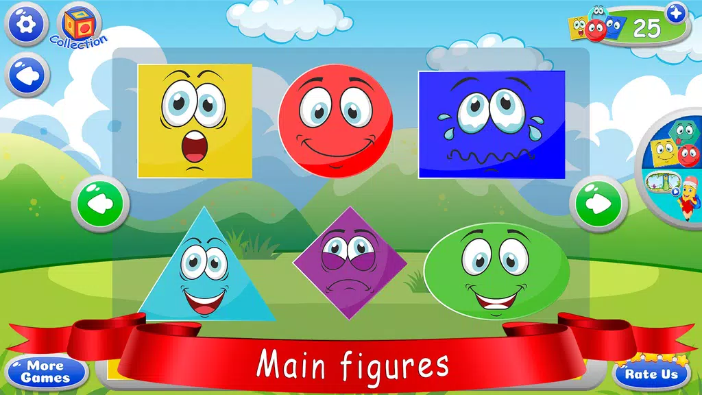 Learn shapes — kids games 스크린샷 2
