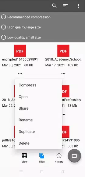 PDF Small - Compress PDF 스크린샷 3