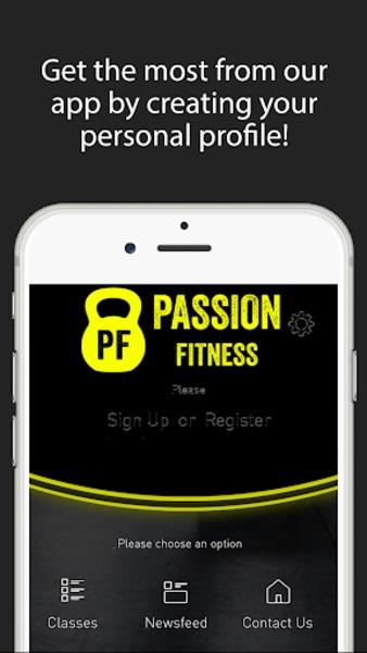 Passion Fitness Скриншот 1