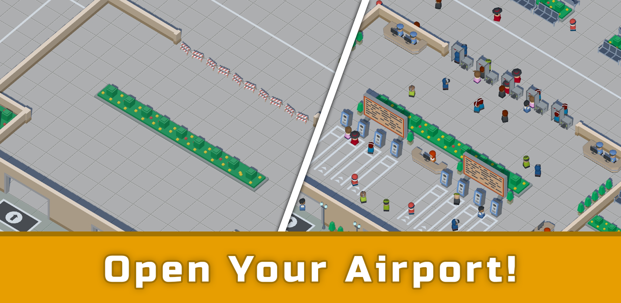 Idle Airport Empire Tycoon Captura de tela 1