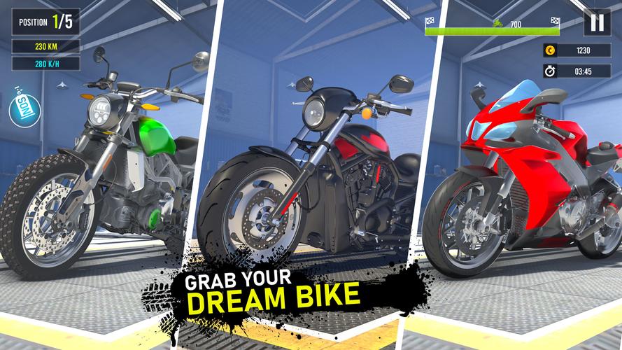 Moto Traffic Bike Race Game 3d Ảnh chụp màn hình 2