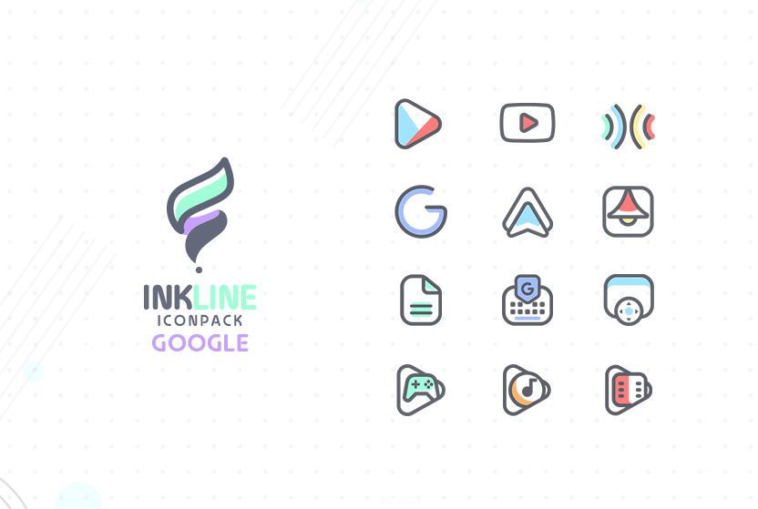 Schermata InkLine Icon Pack Mod 2
