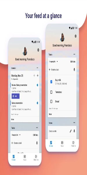 Microsoft Launcher Tangkapan skrin 3