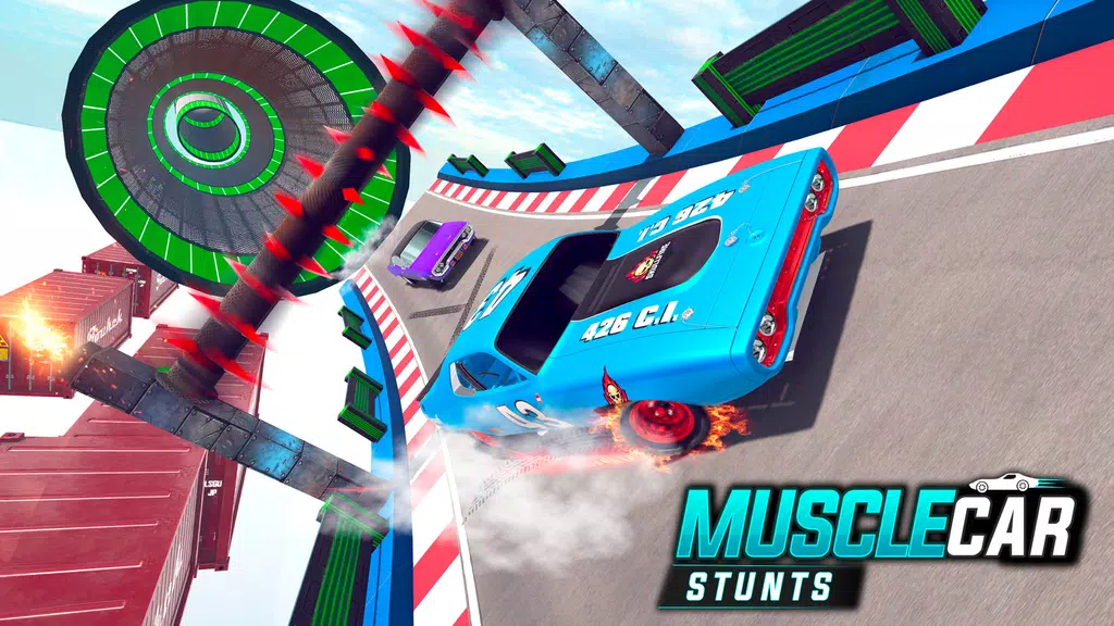 Muscle Car Stunts - Ramp Car應用截圖第4張