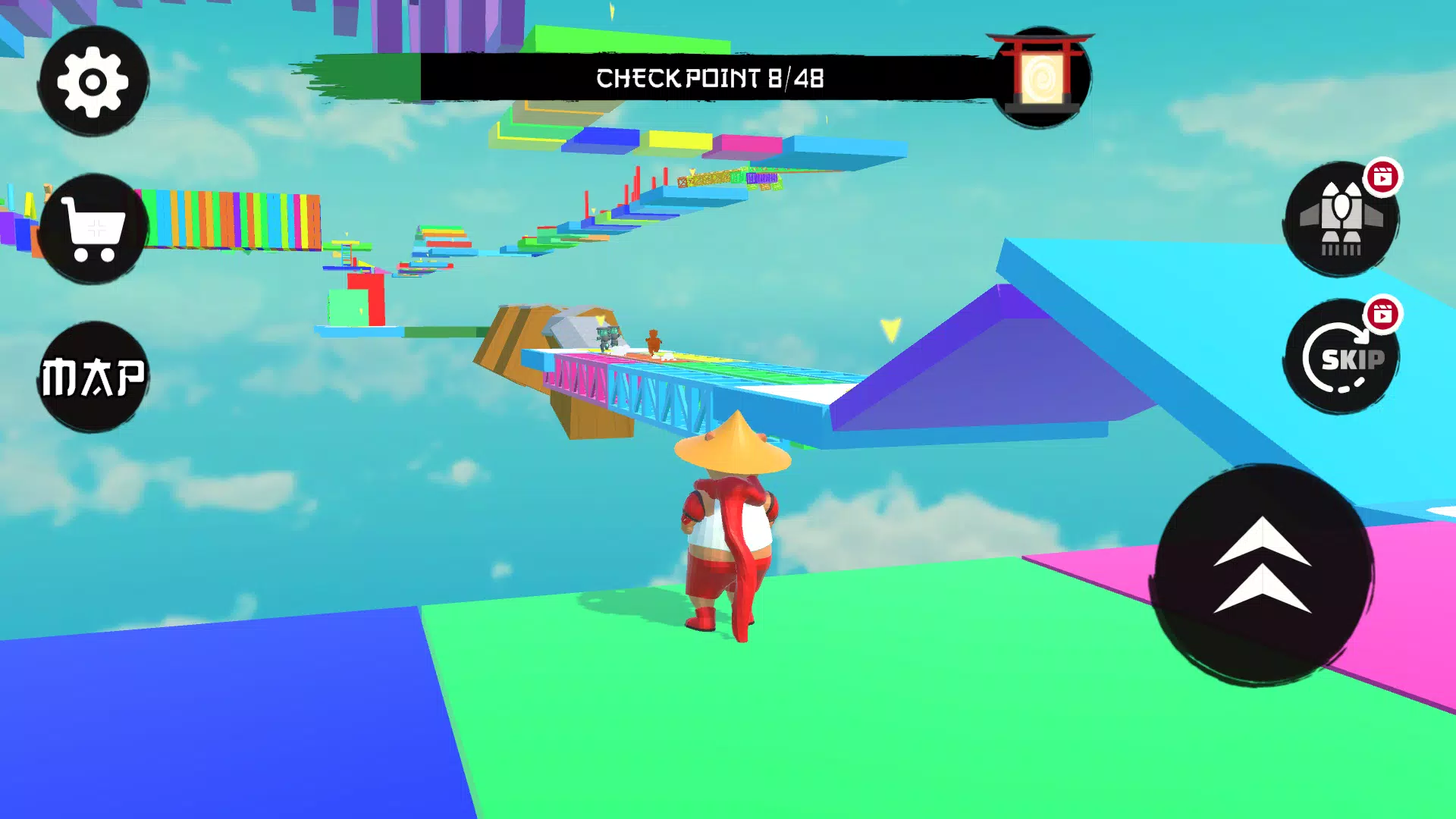 Parkour Capybara: Only Jump Up Captura de pantalla 4
