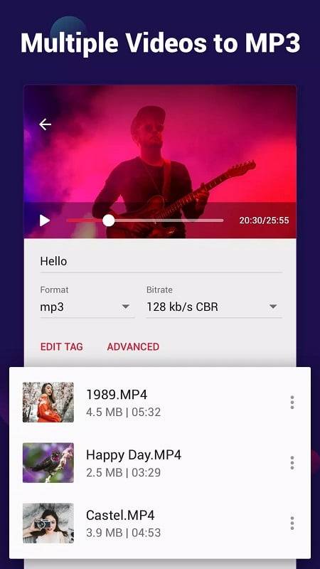 Video to MP3 – Video to Audio ภาพหน้าจอ 2