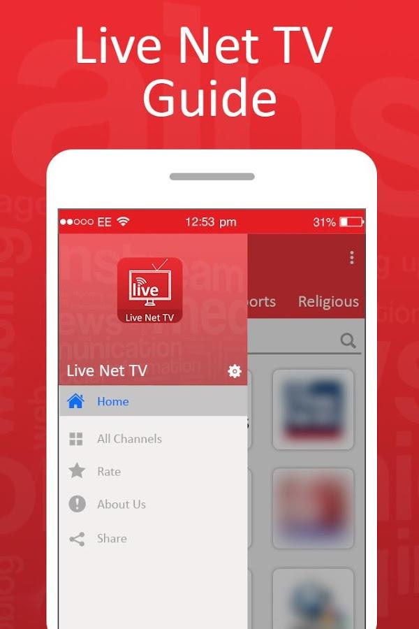 Schermata Live Net TV Streaming Guide 3