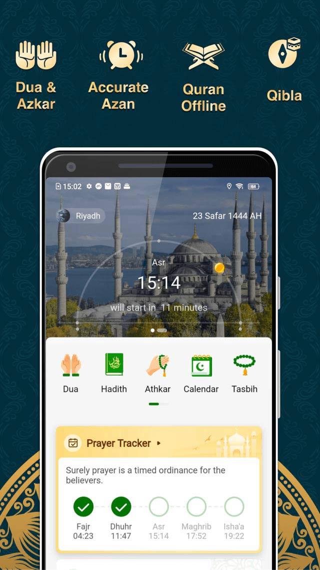 Muslim Muna:Prayer Times,Quran Tangkapan skrin 1
