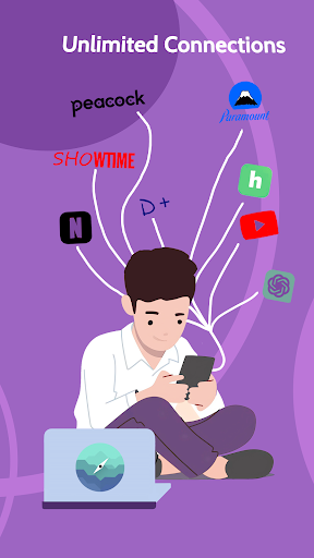 CompassVPN: Fast Unlimited VPN ဖန်သားပြင်ဓာတ်ပုံ 4