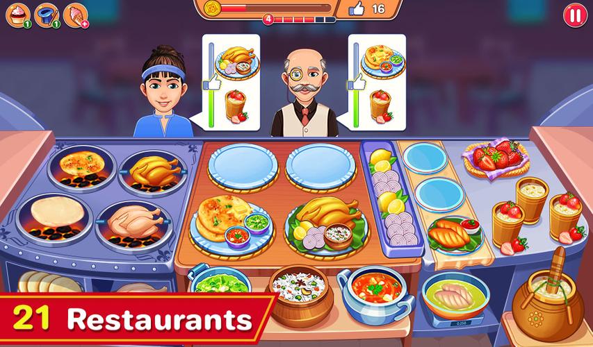 Indian Cooking Madness Games スクリーンショット 1
