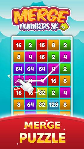 2048 Number Merge Games Puzzle ဖန်သားပြင်ဓာတ်ပုံ 3