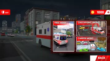 city ambulance game ဖန်သားပြင်ဓာတ်ပုံ 2