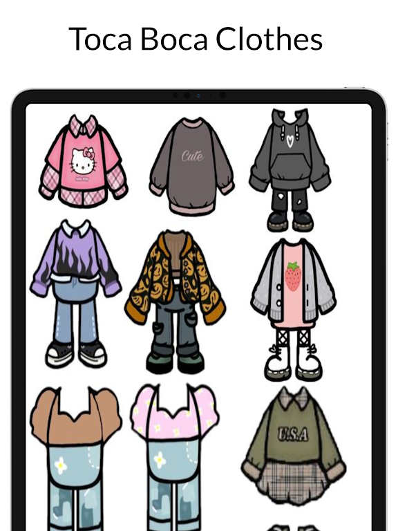 Toca Boca Clothes Ideas Screenshot 3