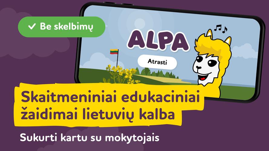 Schermata Edukaciniai žaidimai ALPA 1