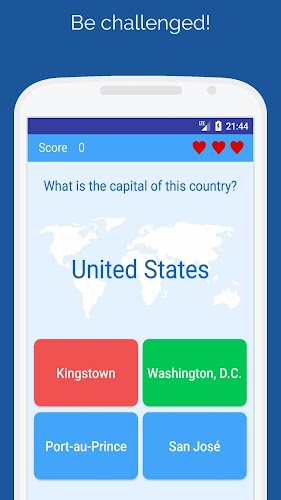 Capitals of the countries Quiz应用截图第2张