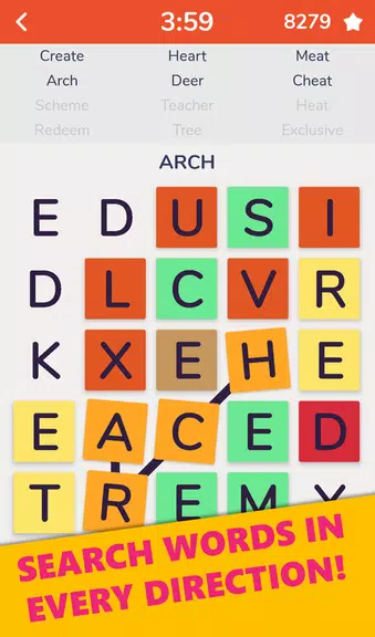 Word Find : Hidden Words Ảnh chụp màn hình 2