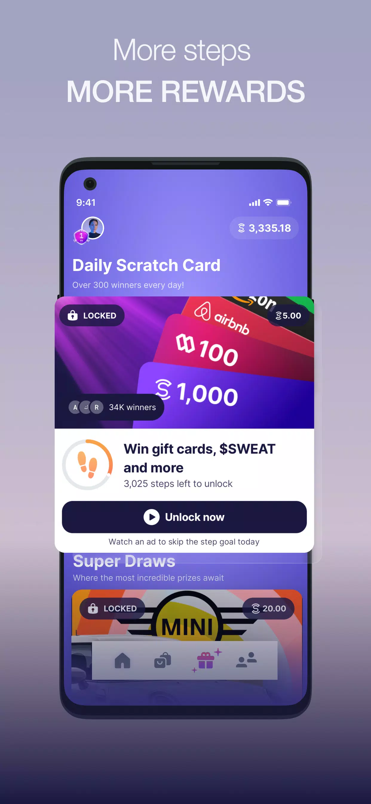 Sweatcoin・Walking Step Counter Tangkapan skrin 3