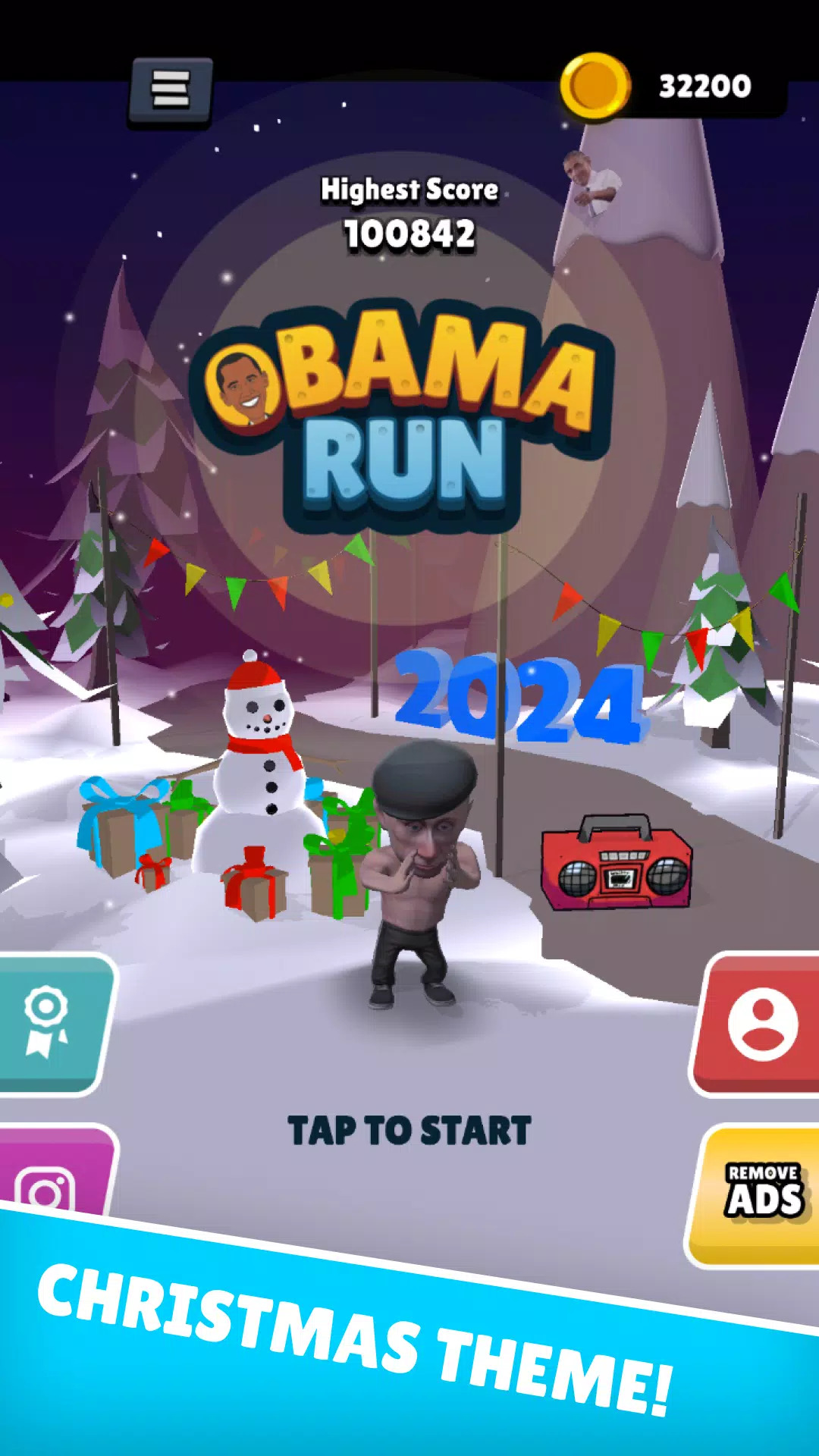 Obama Run! Tangkapan skrin 2