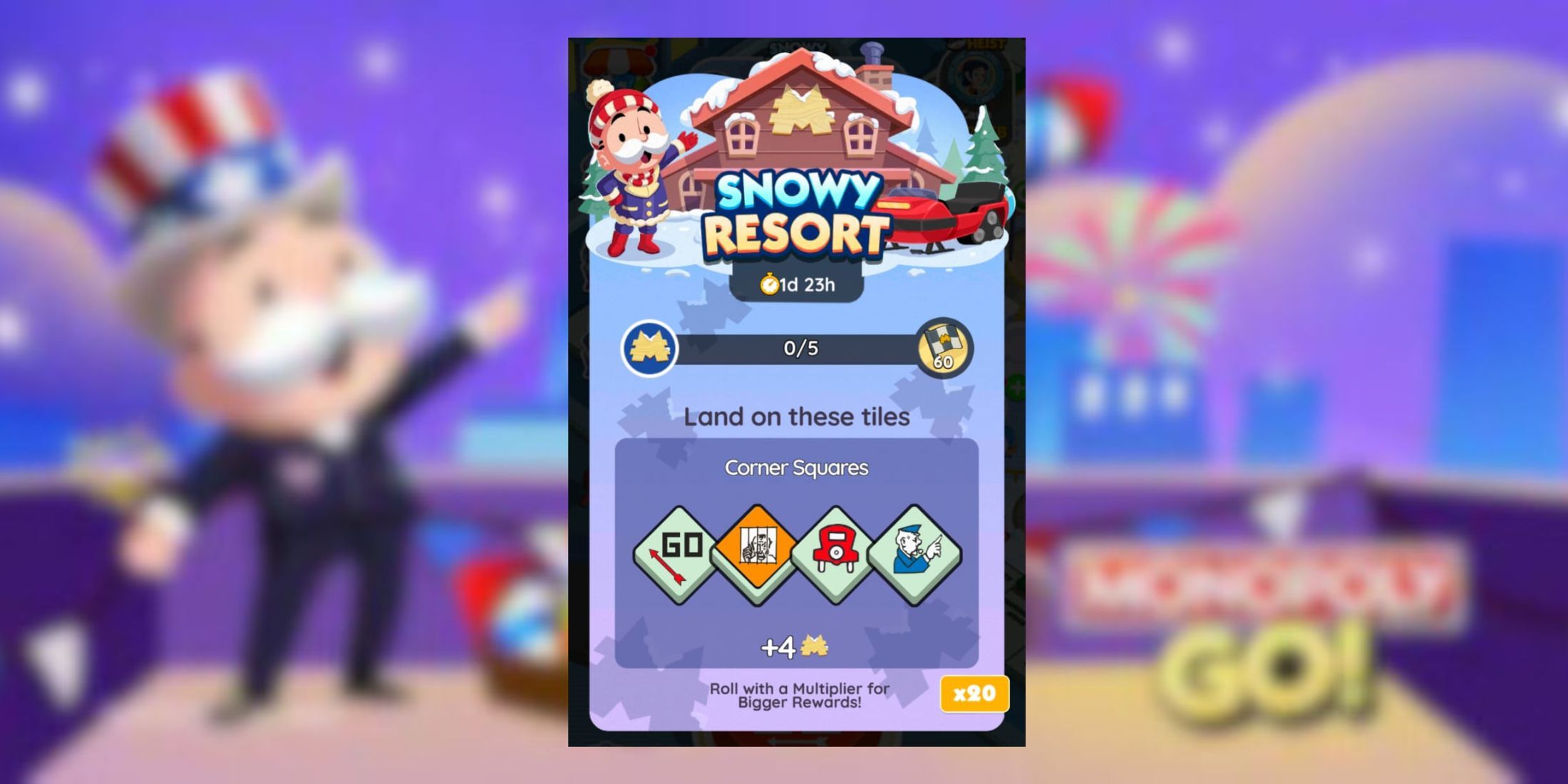Monopoly GO: Festive Rewards Hit Snowy Resort