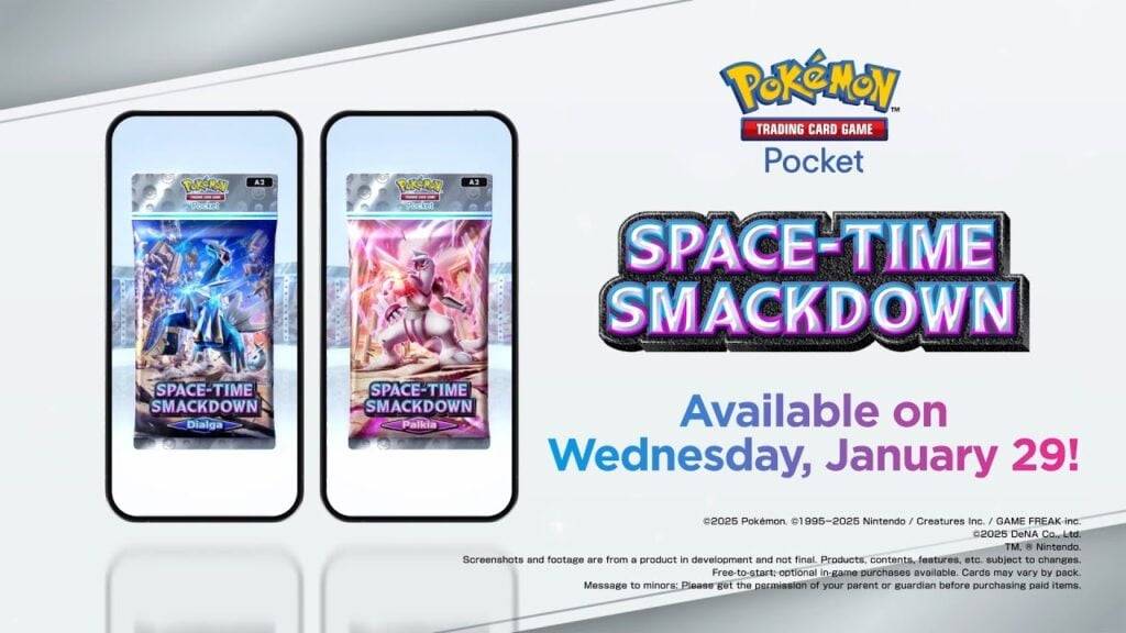 Pokémon TCG Pocket Unveils Trading Feature and Space-Time Smackdown Expansion