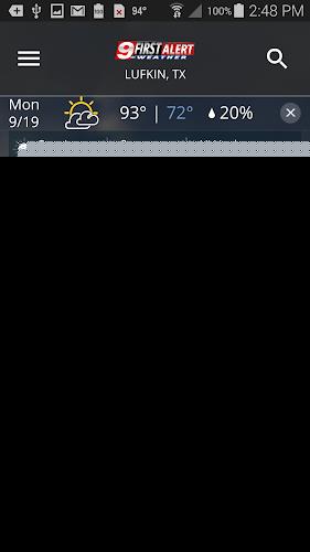 KTRE 9 First Alert Weather Screenshot 3