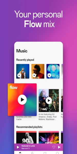 Deezer Premium ဖန်သားပြင်ဓာတ်ပုံ 1