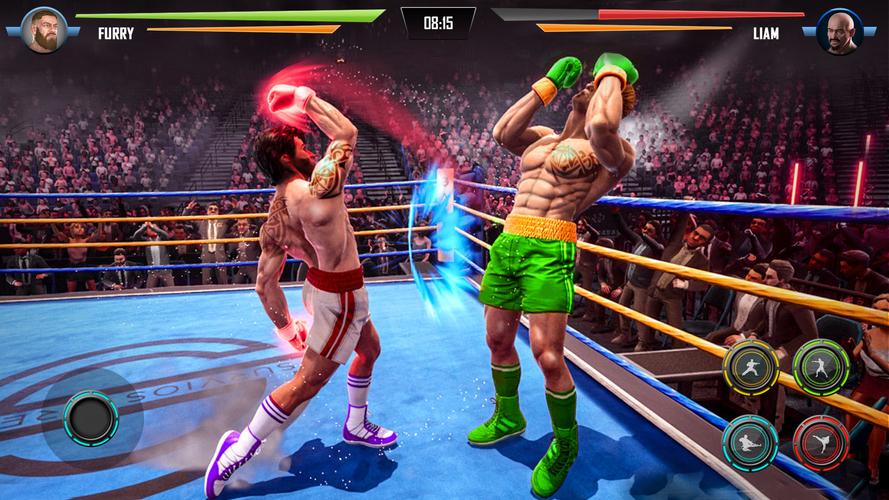 Real Kick Boxing Games 2023 ภาพหน้าจอ 1