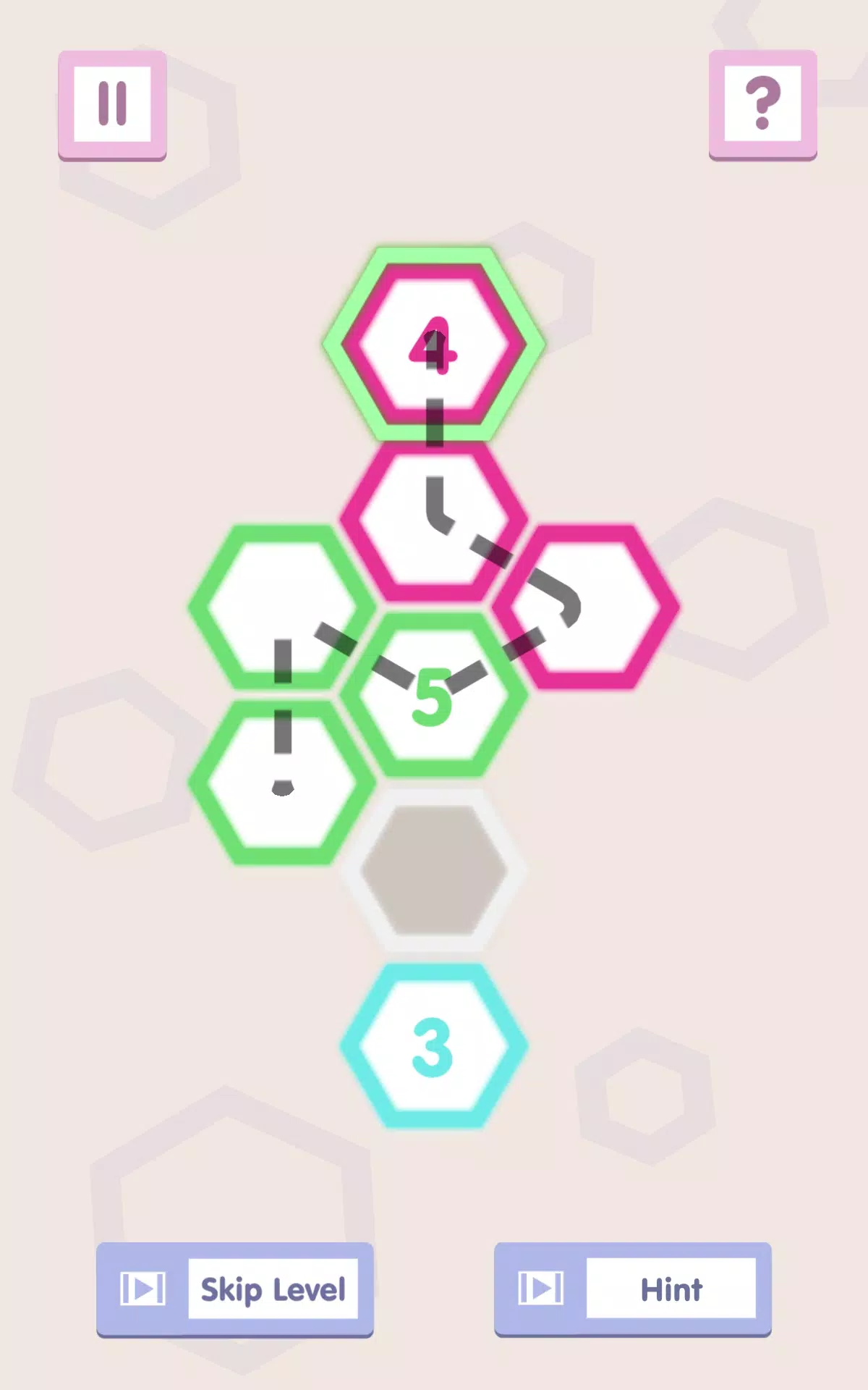 Number Path: Hexa Links Captura de tela 1
