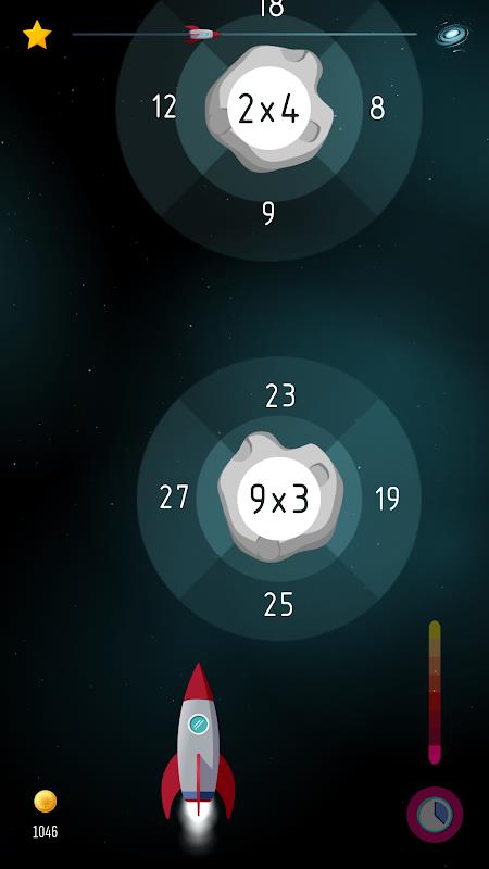 Space Math: 九九の表 スクリーンショット 4